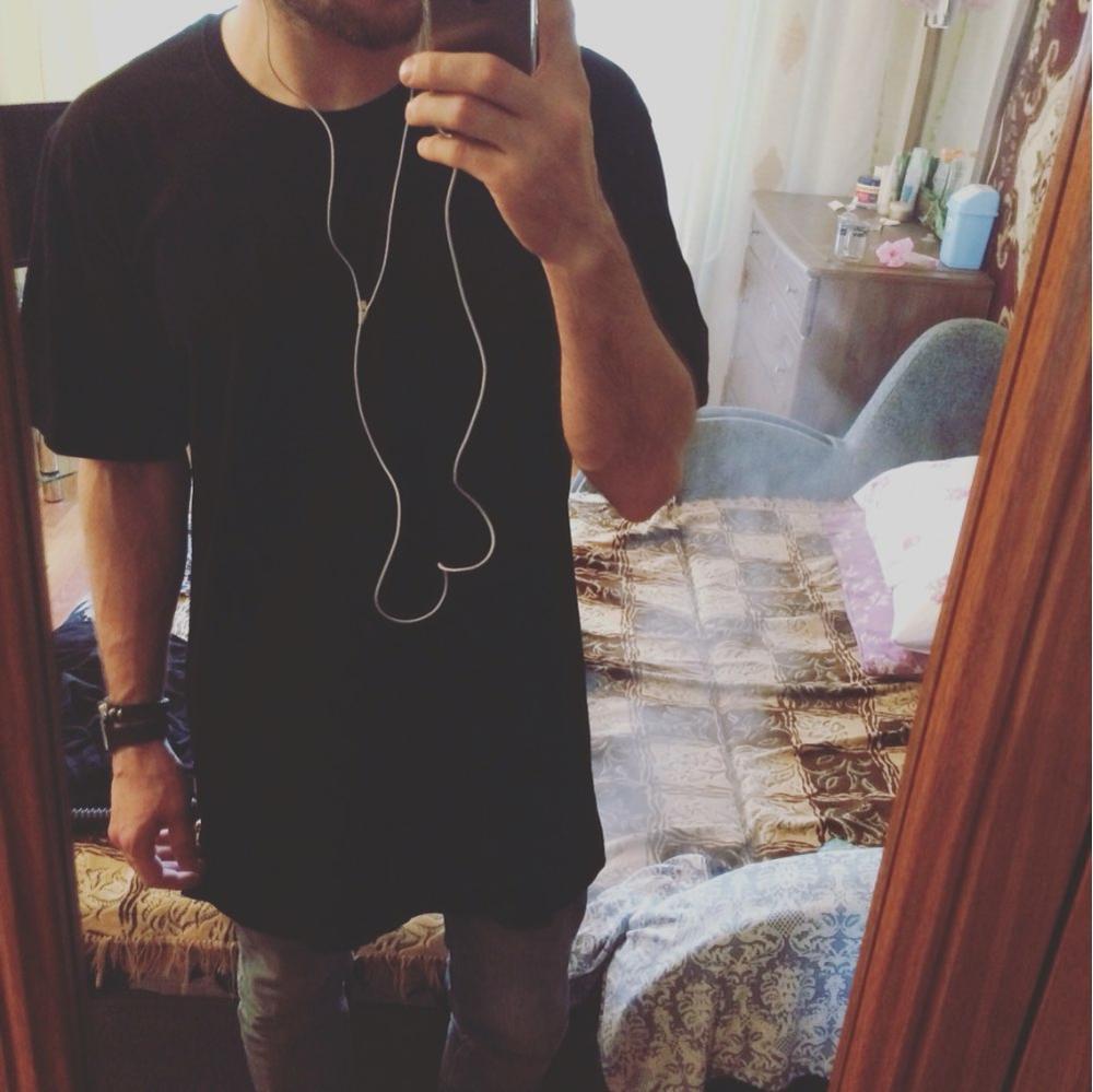 2019 Brand New Clothing Mens Black Long t shirt Men Tops Hip hop tee T-shirt Men Hiphop Short Sleeve Longline casual Tee shirts
