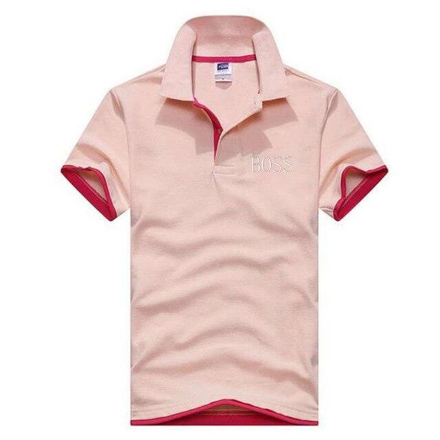 2019 BOSS Short Sleeve T-shirt men's short - sleeved Korean edition men's T-shirt skinny half - sleeved T-shirt man - Huzhop04