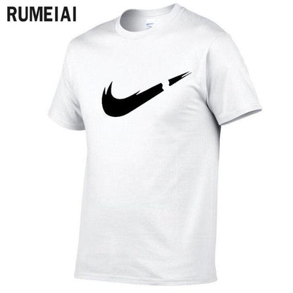 2019 New Brand Clothing Two Pieces Sets Men T-shirt Swag T-Shirt Cotton Print T shirt Homme Fitness Camisetas Hip Hop Tees+Short - Huzhop04