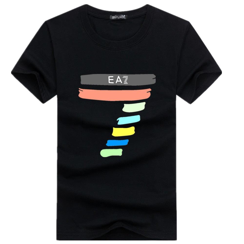 2019 New Men T shirt Summer Promotions fashion Hip - Hop Shirt Round collar short sleeve T-shirt fashion wholesale short sleeves - Huzhop04
