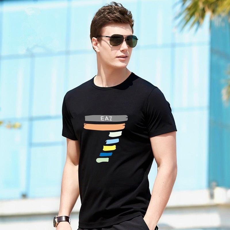 2019 New Men T shirt Summer Promotions fashion Hip - Hop Shirt Round collar short sleeve T-shirt fashion wholesale short sleeves - Huzhop04
