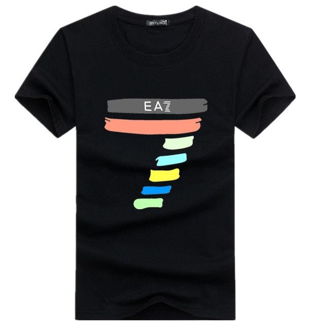 2019 New Men T shirt Summer Promotions fashion Hip - Hop Shirt Round collar short sleeve T-shirt fashion wholesale short sleeves - Huzhop04