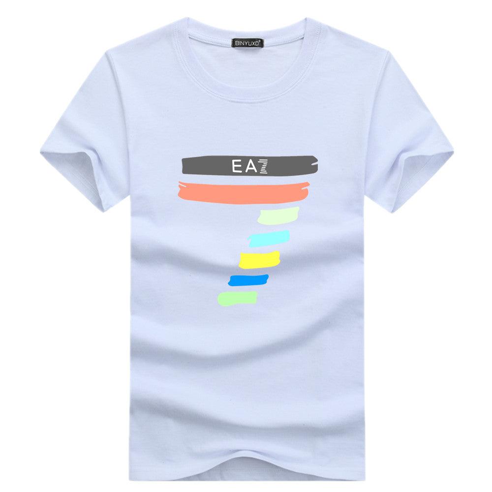 2019 New Men T shirt Summer Promotions fashion Hip - Hop Shirt Round collar short sleeve T-shirt fashion wholesale short sleeves - Huzhop04