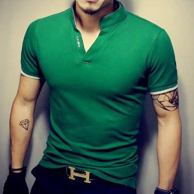 2019 Summer Fashion Men's T Shirt Casual Patchwork Short Sleeve Men T-Shirt Mens Clothing Casual Slim Fit Hip - Hop Top Tees 5XL - Huzhop04