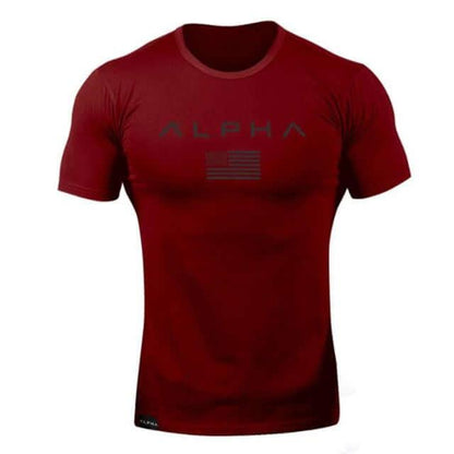 2025 Mens Military Army T Shirt Men Star Loose Cotton T-shirt O - neck Alpha America Size Short Sleeve Tshirts - X72 - Huzhop04