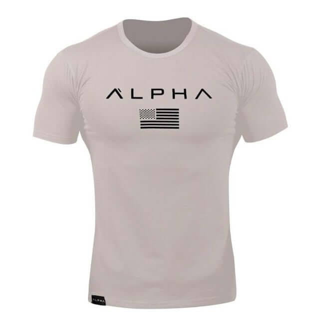 2025 Mens Military Army T Shirt Men Star Loose Cotton T-shirt O - neck Alpha America Size Short Sleeve Tshirts - X72 - Huzhop04