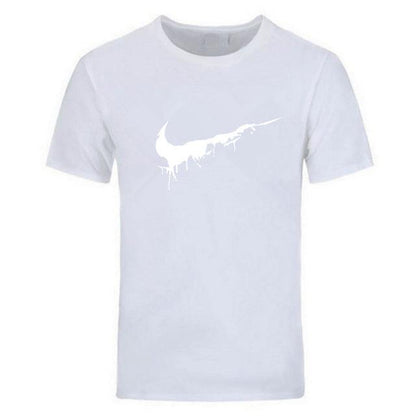 Newest 2019 Summer Men T-shirt Fashion Brand Logo Print Cotton T shirt Men Trend Casual Short sleeve Tshirt Tops tee