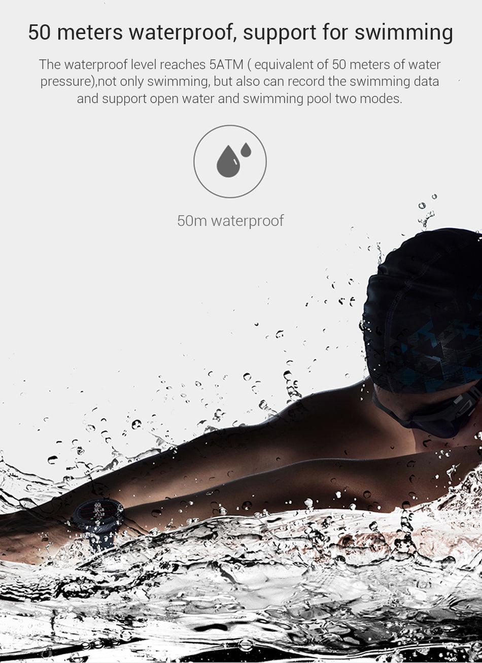 Global Version Original Xiaomi Huami Amazfit Stratos 2 Smart Watch Sport GPS 5ATM Water 2.5D GPS Firstbeat Swimming Smartwatch - Huzhop04