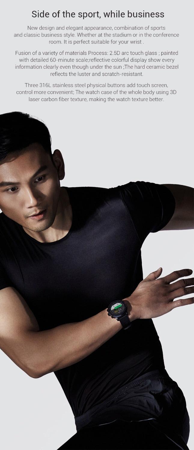 Global Version Original Xiaomi Huami Amazfit Stratos 2 Smart Watch Sport GPS 5ATM Water 2.5D GPS Firstbeat Swimming Smartwatch - Huzhop04