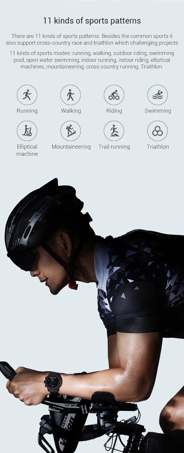 Global Version Original Xiaomi Huami Amazfit Stratos 2 Smart Watch Sport GPS 5ATM Water 2.5D GPS Firstbeat Swimming Smartwatch - Huzhop04