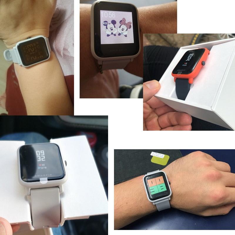 [Global] Xiaomi Amazfit bip 2 Smart Watch Men Women Huami Amzfit bip Lite SmartWatch Bluetooth Heart Rate 45 Days Standby GPS - Huzhop04