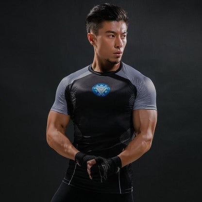 Hot Sale 3D Printed Marvel Punisher Skull T-shirt Men Summer Fashion Short Sleeve Tshirt G ym Compression Men T Shirt Tops&Tees - Huzhop04
