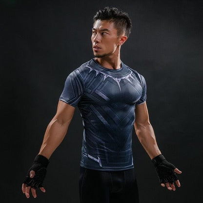 Hot Sale 3D Printed Marvel Punisher Skull T-shirt Men Summer Fashion Short Sleeve Tshirt G ym Compression Men T Shirt Tops&Tees - Huzhop04