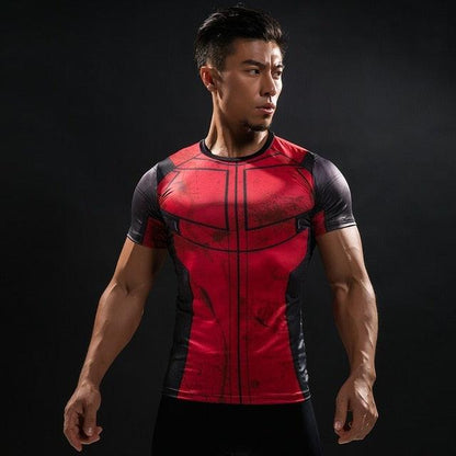Hot Sale 3D Printed Marvel Punisher Skull T-shirt Men Summer Fashion Short Sleeve Tshirt G ym Compression Men T Shirt Tops&Tees - Huzhop04