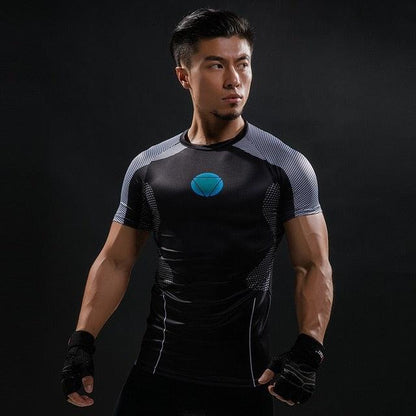 Hot Sale 3D Printed Marvel Punisher Skull T-shirt Men Summer Fashion Short Sleeve Tshirt G ym Compression Men T Shirt Tops&Tees - Huzhop04