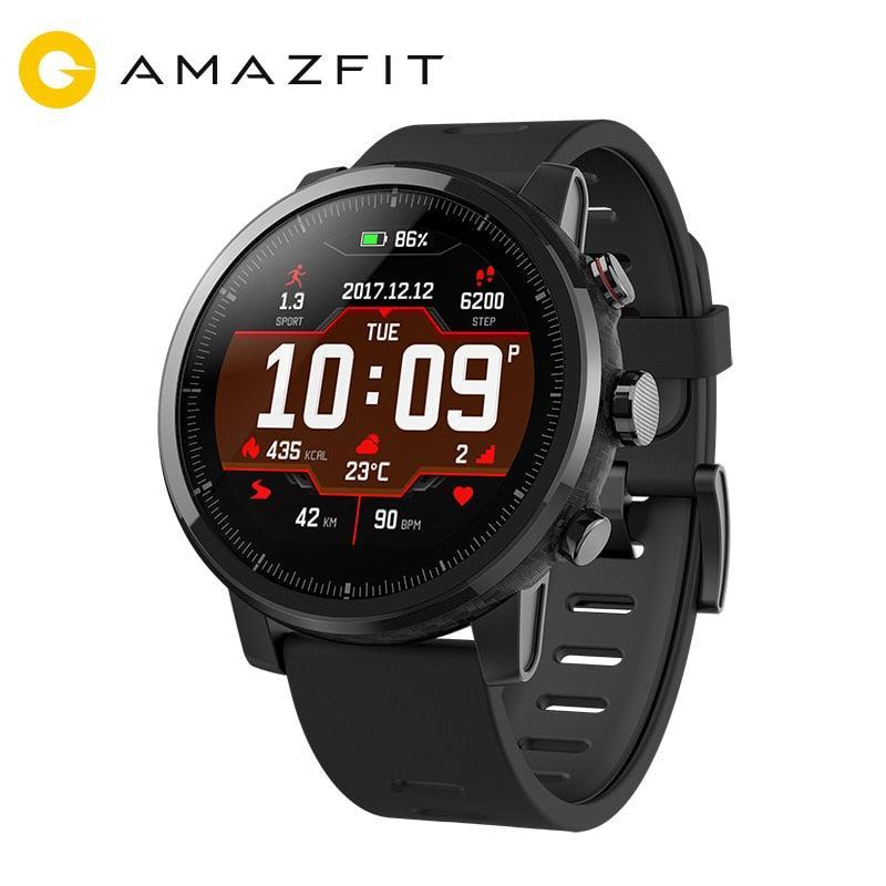 Huami Amazfit 2 Amazfit Stratos Pace 2 Smart Watch Men with GPS Watches PPG Heart Rate Monitor 5ATM Waterproof - Huzhop04