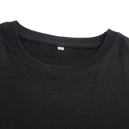 Men Casual T-Shirt Curve Hem Side With Zipper Short Sleeve Streetwear Men Long line Hip Pop Style Tops Fashion Men Extend Swag T - Huzhop04