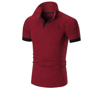 New 2018 Fashion Summer T Shirt Male Short Sleeved Male Frontal Fawn Light Printed Casual Tees Tops Brand T-Shirts Men Clothing - Huzhop04