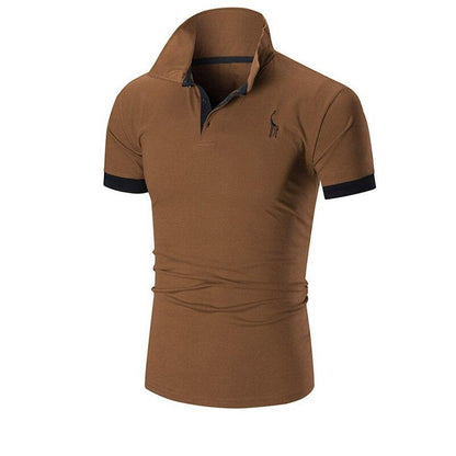 New 2018 Fashion Summer T Shirt Male Short Sleeved Male Frontal Fawn Light Printed Casual Tees Tops Brand T-Shirts Men Clothing - Huzhop04
