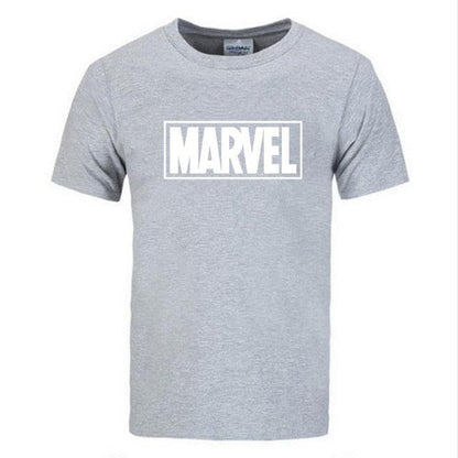 New Fashion Marvel Short Sleeve T-shirt Men Superhero print t shirt O - neck comic Marvel shirts tops men clothes Tee - Huzhop04