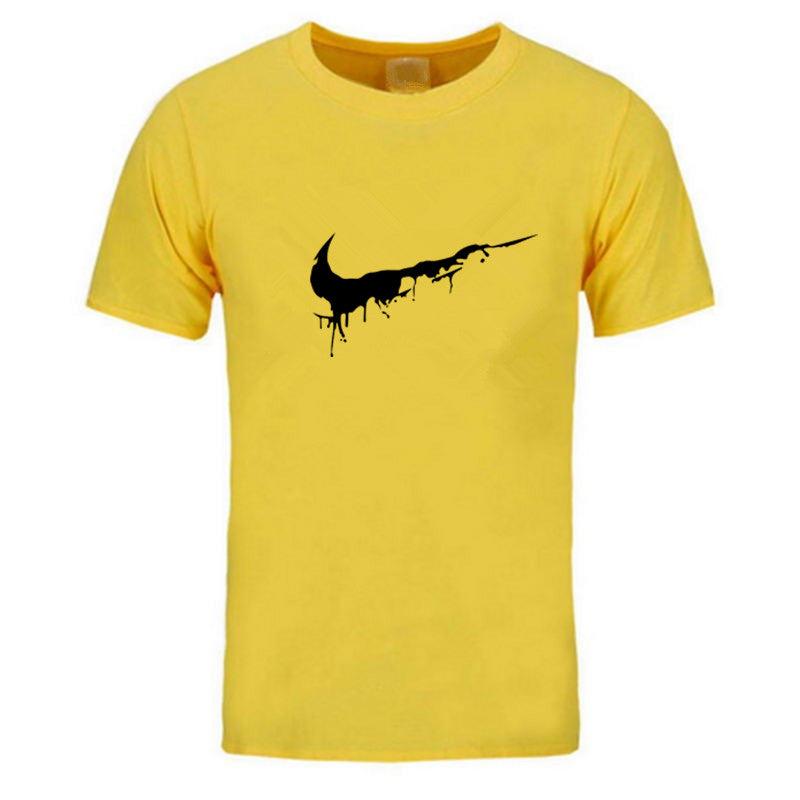 Newest 2019 Summer Men T-shirt Fashion Brand Logo Print Cotton T shirt Men Trend Casual Short sleeve Tshirt Tops tee - Huzhop04