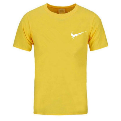 Newest 2019 Summer Men T-shirt Fashion Brand Logo Print Cotton T shirt Men Trend Casual Short sleeve Tshirt Tops tee - Huzhop04
