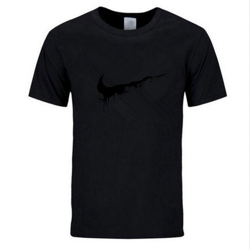 Newest 2019 Summer Men T-shirt Fashion Brand Logo Print Cotton T shirt Men Trend Casual Short sleeve Tshirt Tops tee - Huzhop04