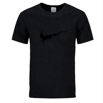 Newest 2019 Summer Men T-shirt Fashion Brand Logo Print Cotton T shirt Men Trend Casual Short sleeve Tshirt Tops tee - Huzhop04