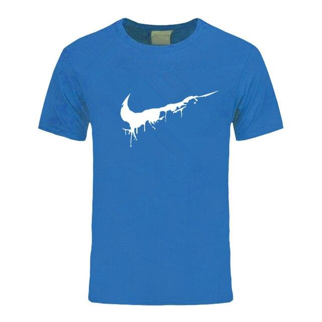 Newest 2019 Summer Men T-shirt Fashion Brand Logo Print Cotton T shirt Men Trend Casual Short sleeve Tshirt Tops tee - Huzhop04