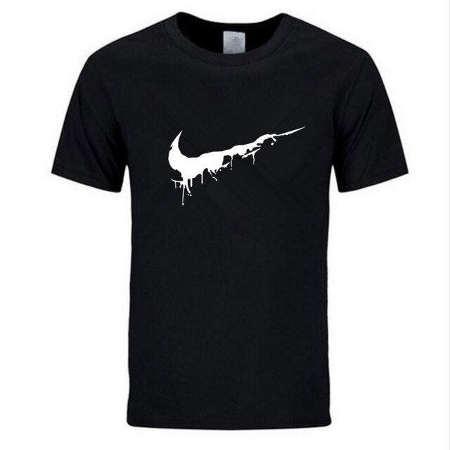 Newest 2019 Summer Men T-shirt Fashion Brand Logo Print Cotton T shirt Men Trend Casual Short sleeve Tshirt Tops tee - Huzhop04