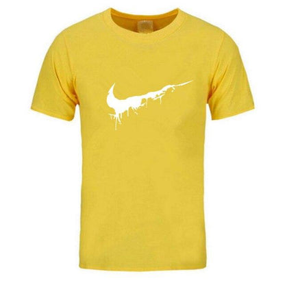 Newest 2019 Summer Men T-shirt Fashion Brand Logo Print Cotton T shirt Men Trend Casual Short sleeve Tshirt Tops tee - Huzhop04