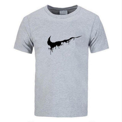 Newest 2019 Summer Men T-shirt Fashion Brand Logo Print Cotton T shirt Men Trend Casual Short sleeve Tshirt Tops tee - Huzhop04