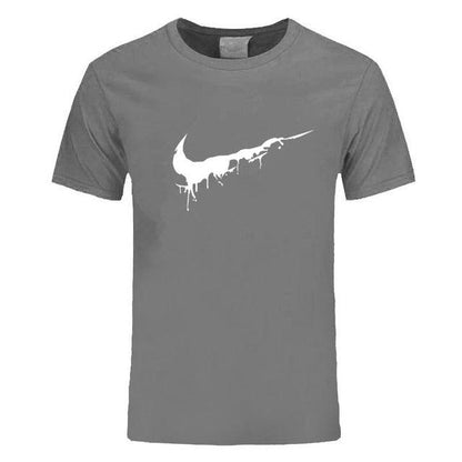 Newest 2019 Summer Men T-shirt Fashion Brand Logo Print Cotton T shirt Men Trend Casual Short sleeve Tshirt Tops tee - Huzhop04