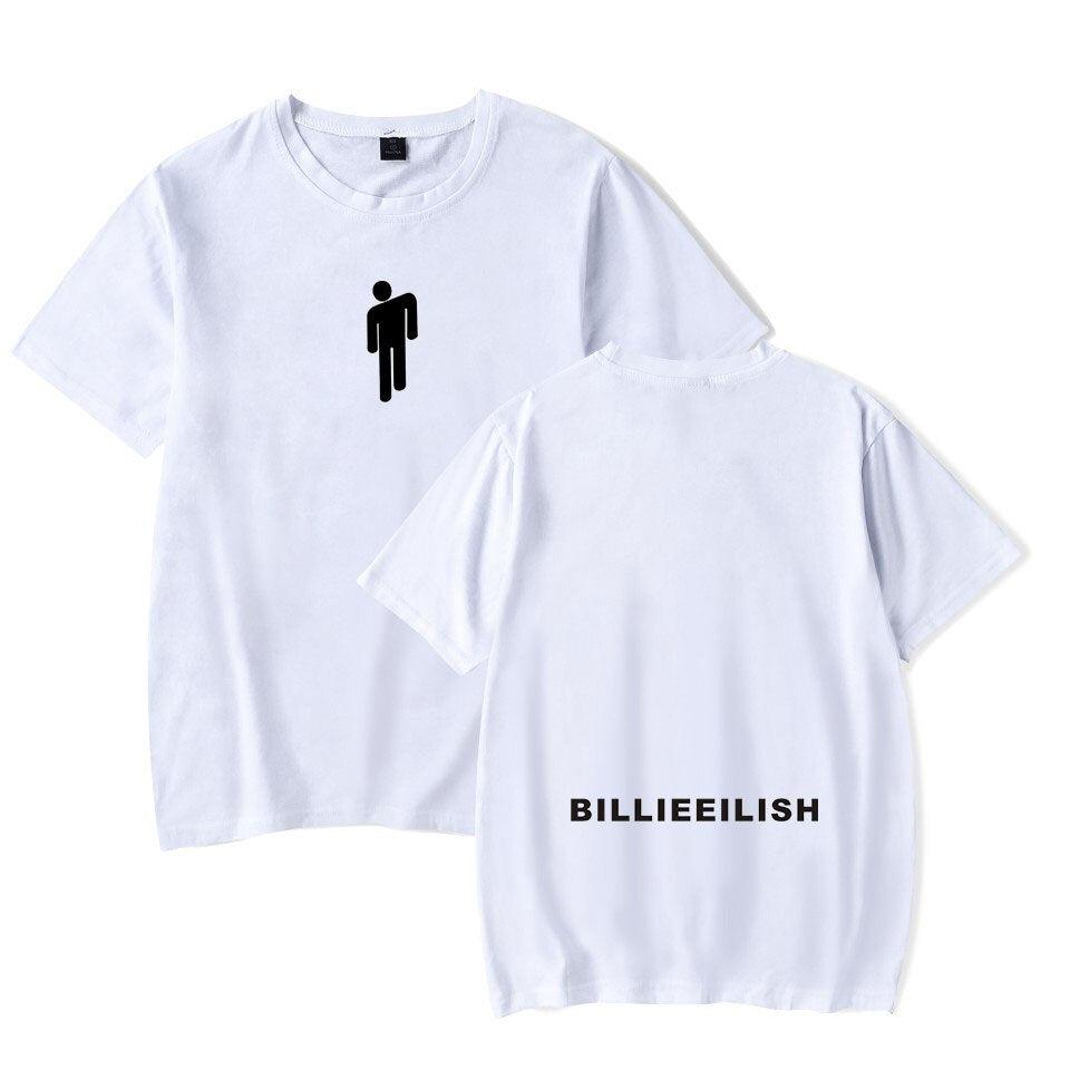 Streetwear Hip Hop Billie Eilish T Shirt Harajuku Casual O - Neck Short Sleeves Men Women T-shirt Hipster Cool Graphic Tee Shirt - Huzhop04