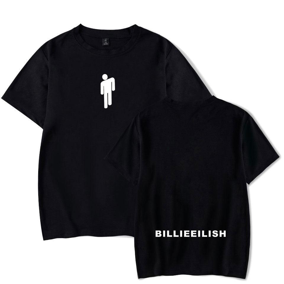 Streetwear Hip Hop Billie Eilish T Shirt Harajuku Casual O - Neck Short Sleeves Men Women T-shirt Hipster Cool Graphic Tee Shirt - Huzhop04