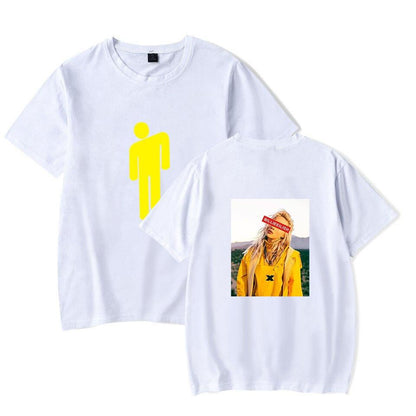 Streetwear Hip Hop Billie Eilish T Shirt Harajuku Casual O - Neck Short Sleeves Men Women T-shirt Hipster Cool Graphic Tee Shirt - Huzhop04