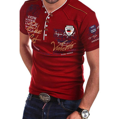 Zogaa Men Fashions T Shirt short sleeve solid color Personality Cultivating casual T Shirts 2018 new summer cottton Men T shirt - Huzhop04